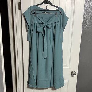 Zenana Outfitters Teal Midi Dress